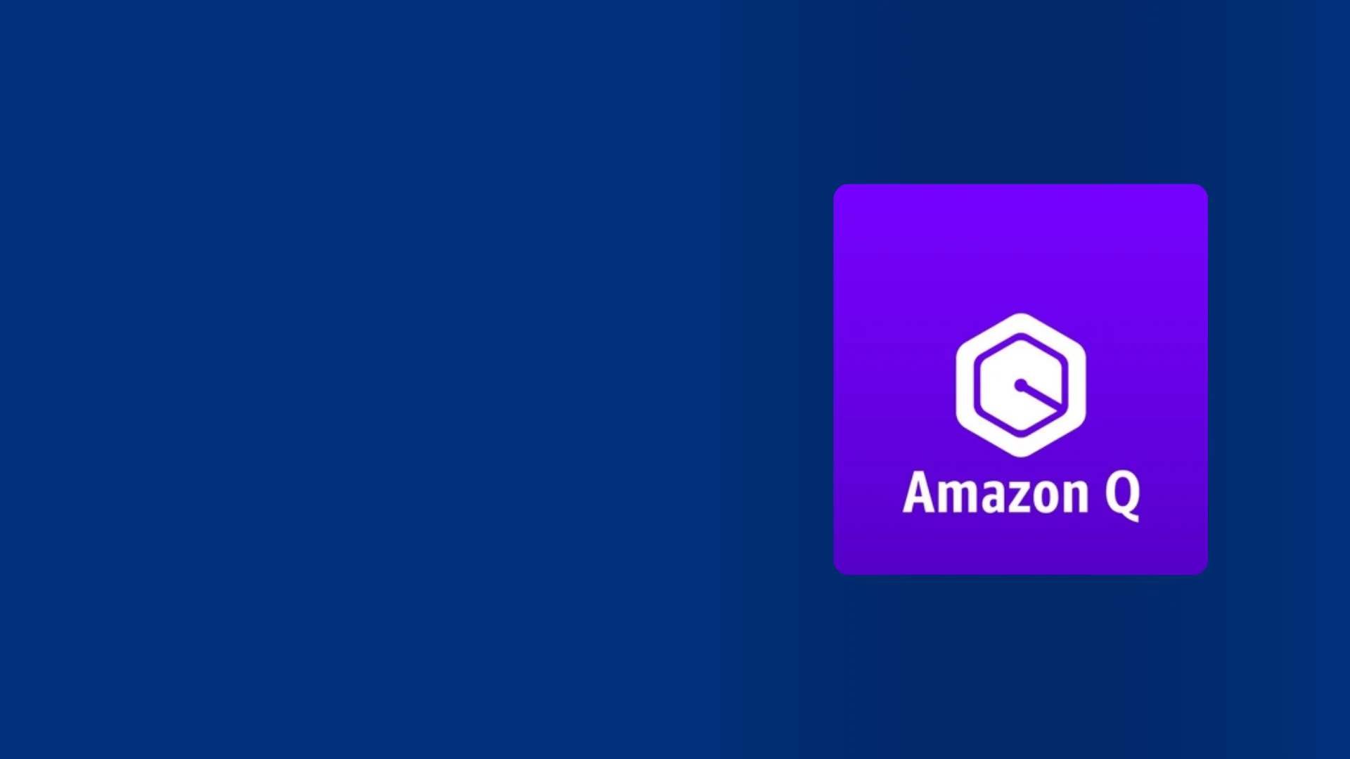 Amazon Q: Re-imagine the future of work 