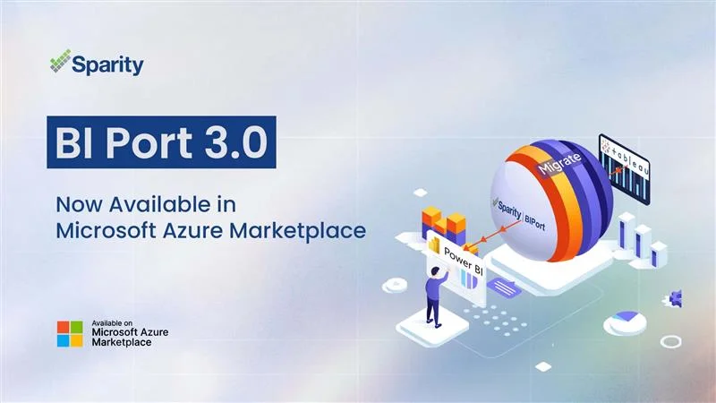 Sparity Announces Availability of BIPort 3.0 on Microsoft Azure Marketplace 